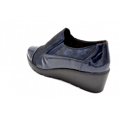 Popcorn 2073G Marino - Zapato de cuña
