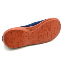 Muro 299 marino - Zapatilla kung fu de lona