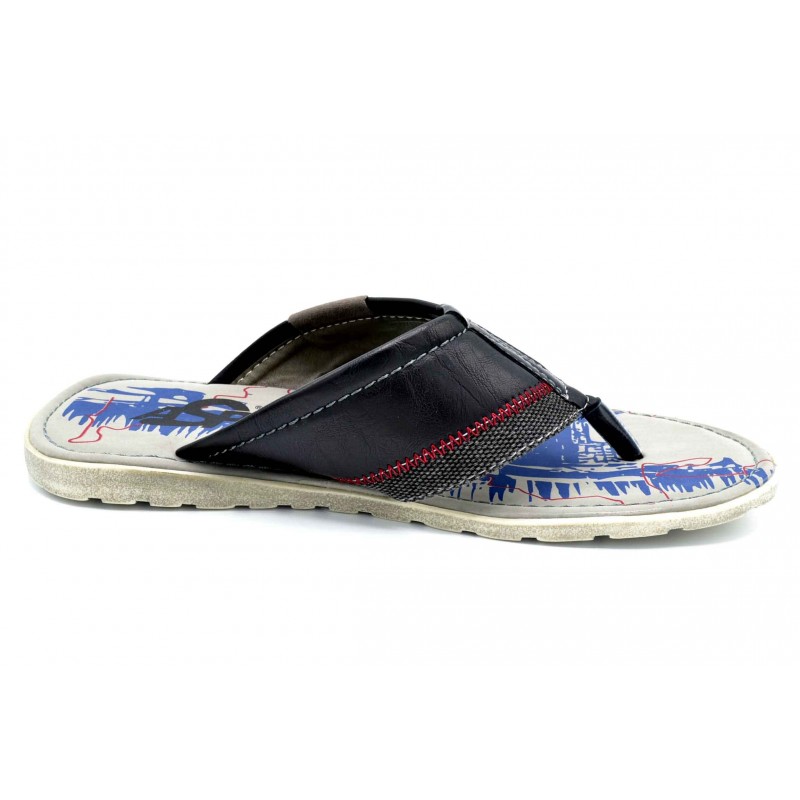 ASP 6554 Negra - Chancla para hombre