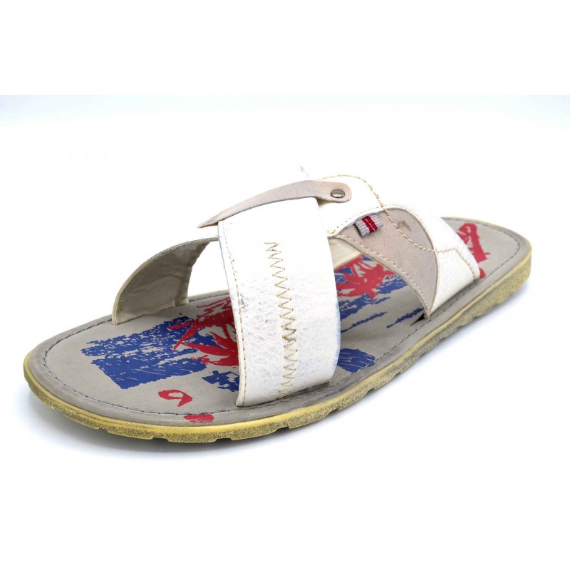 ASP 6553 Blanco - Chancla para hombre ASP 6553 Blanco - Chancla para hombre