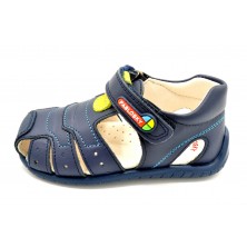 Pablosky 091122 Blue Jeans - Sandalia de piel
