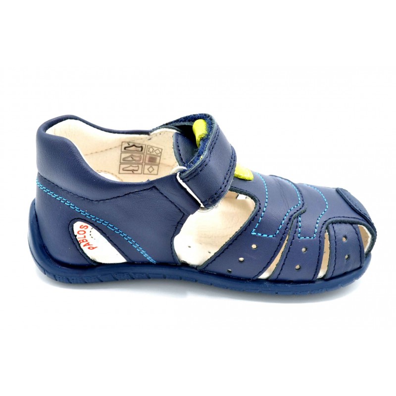 Pablosky 091122 Blue Jeans - Sandalia de piel