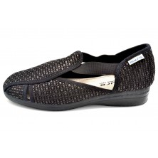 Muro 816 Negro | Sandalia de rafia