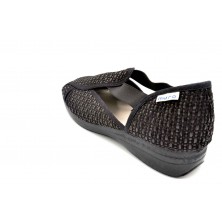 Muro 816 Negro | Sandalia de rafia
