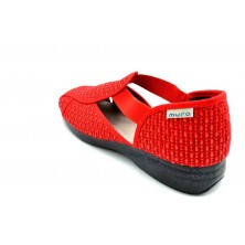 Muro 816 Rojo | Sandalia de rafia