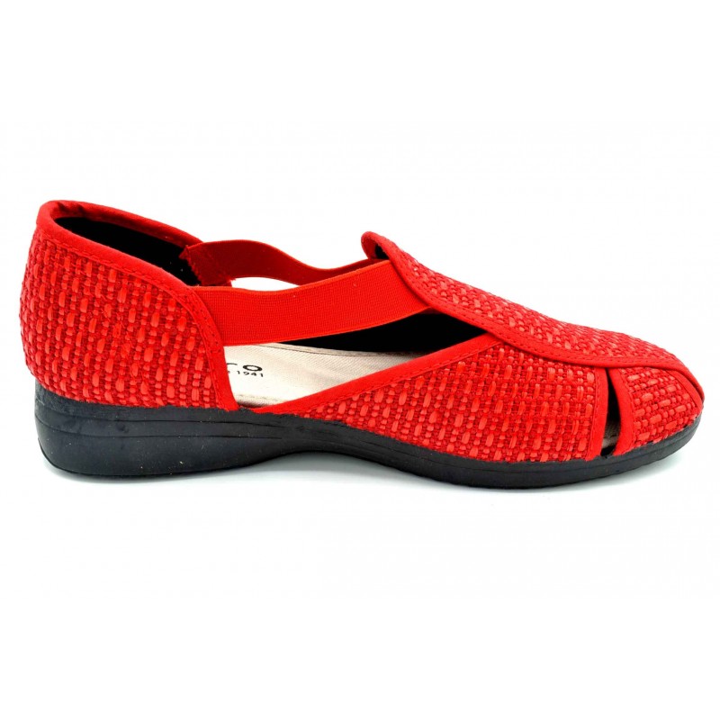 Muro 816 Rojo | Sandalia de rafia