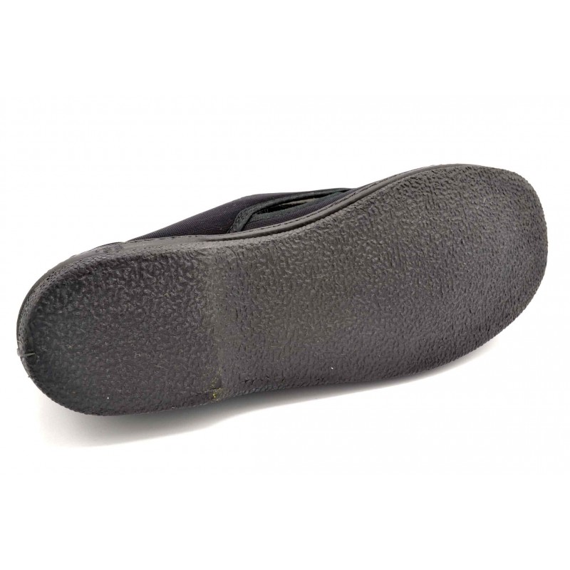 Isasa 312 Velunil negro | Zapatilla de lona con cordones