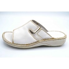 Dorking 3180 Blanco | Sandalia de piel