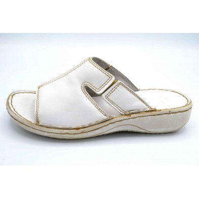 Dorking 3180 Blanco | Sandalia de piel