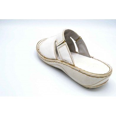 Dorking 3180 Blanco | Sandalia de piel