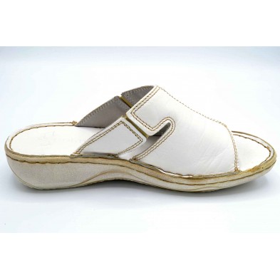 Dorking 3180 Blanco | Sandalia de piel