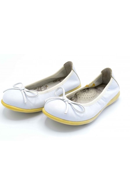 Pablosky 371901 Blanco | Bailarina de piel (T)