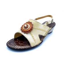 Dingo by Fluchos 6143 Hielo | Sandalia de piel