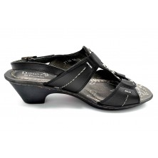 Dingo by Fluchos 7128 Negro | Sandalia de piel
