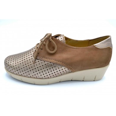 Drucker Calzapedic 24606 | Zapato de piel horma ancha | Plantilla extraíble