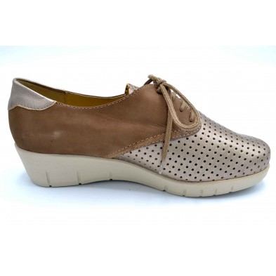 Drucker Calzapedic 24606 | Zapato de piel horma ancha | Plantilla extraíble