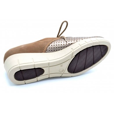 Drucker Calzapedic 24606 | Zapato de piel horma ancha | Plantilla extraíble