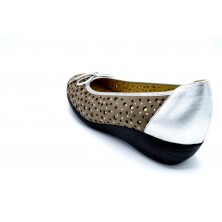 Drucker Calzapedic 25107 | Bailarina de piel | Plantilla extraíble