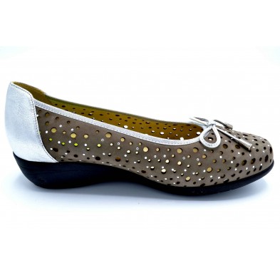 Drucker Calzapedic 25107 | Bailarina de piel | Plantilla extraíble