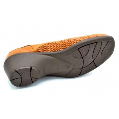 Drucker Calzapedic 27945 | Sandalia elástica de piel | Plantilla extraíble