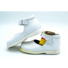 Nenuco 1102 Blanco | Zapato de piel para niña (T)