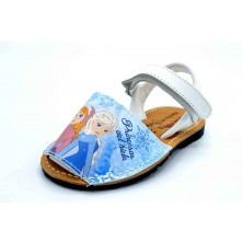 Menorquina Frozen | Sandalia de piel para niña