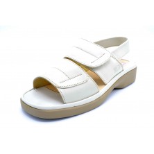 Fluchos 3488 Hielo | Sandalia de piel