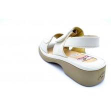 Fluchos 3488 Hielo | Sandalia de piel