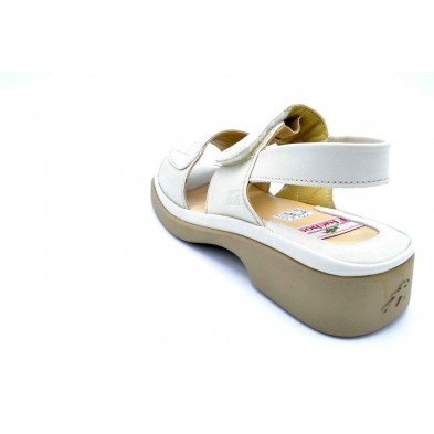 Fluchos 3488 Hielo | Sandalia de piel