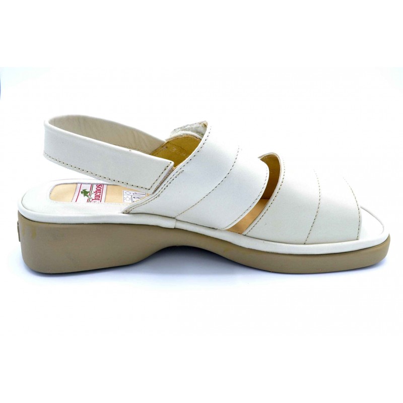 Fluchos 3488 Hielo | Sandalia de piel