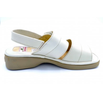 Fluchos 3488 Hielo | Sandalia de piel