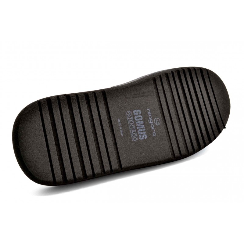 Niagara Gomus 6621 Antracita - Zapatilla de casa abierta