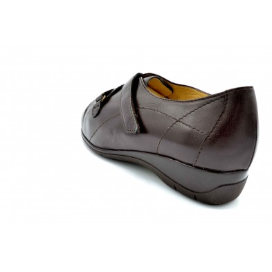 Drucker Calzapedic 24154 | Blucher de piel con velcro | Ancho especial