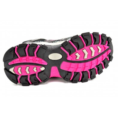 J´Hayber Ribete black/fuxia | Zapatilla deportiva cierre velcro